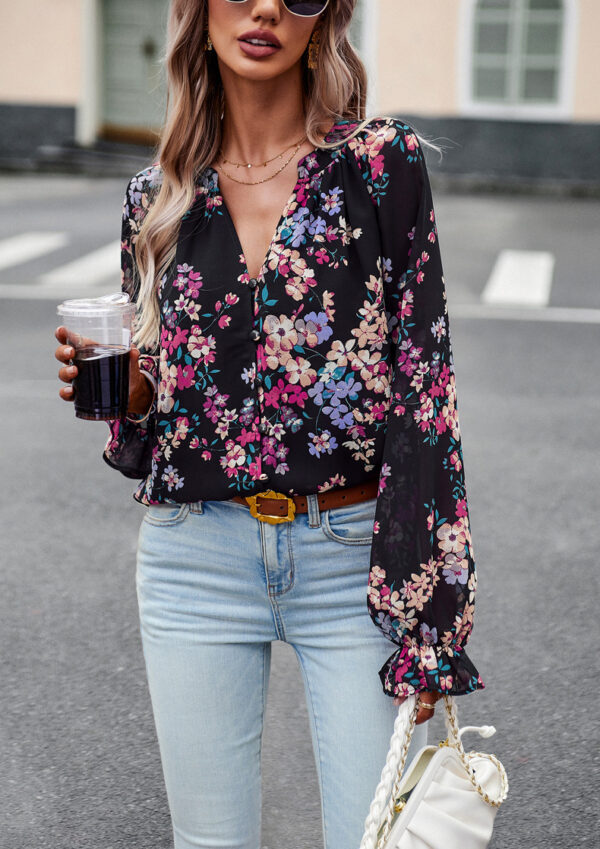 Floral Print Shirt - Image 7