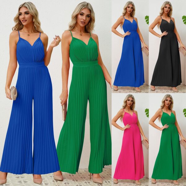 V Neck Jumpsuit - Image 4