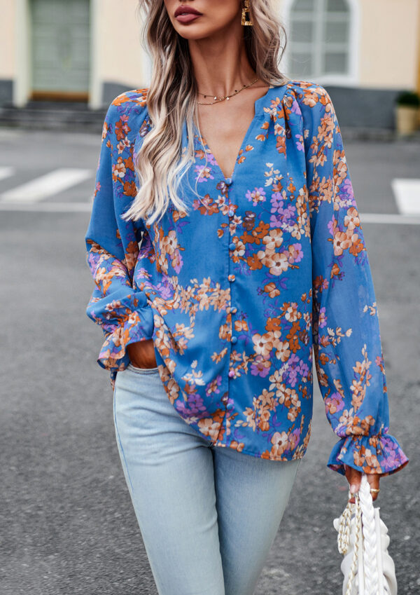 Floral Print Shirt - Image 4