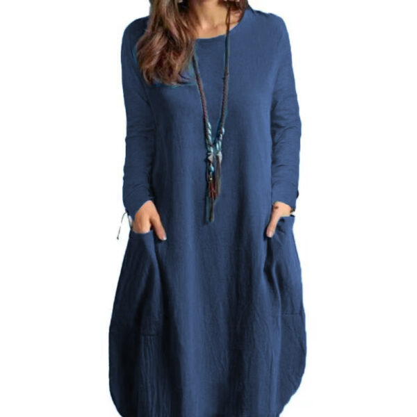 Winter Long Sleeve Dress - Image 3