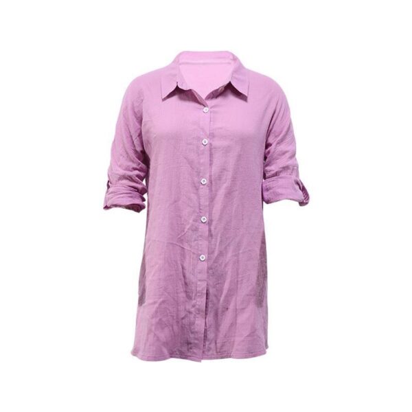 Linen Casual Lapel Shirt - Image 2